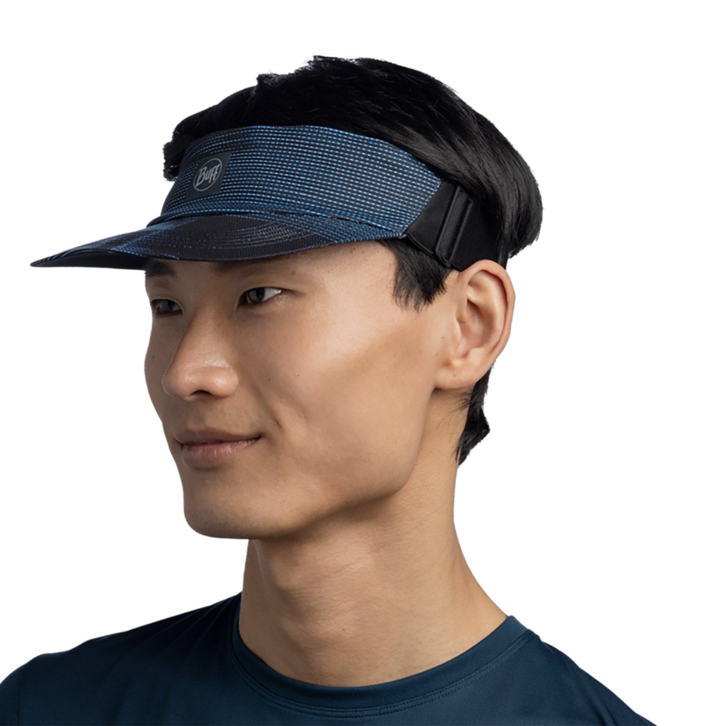 Buff Unisex Mens Womens Go Visor Adjustable Running Cap - Night Blue