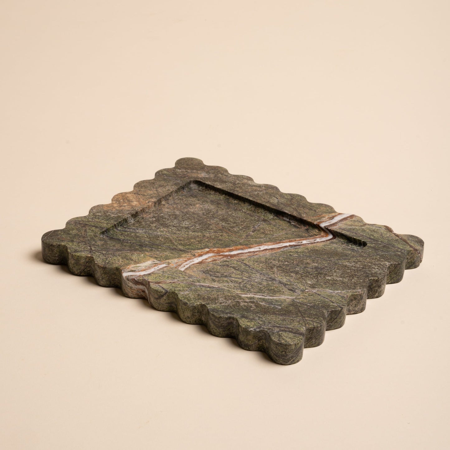 Seagrass Marble Tray