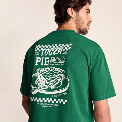 Shed Mens Premium Supersoft Relaxed Fit T-Shirt - Green