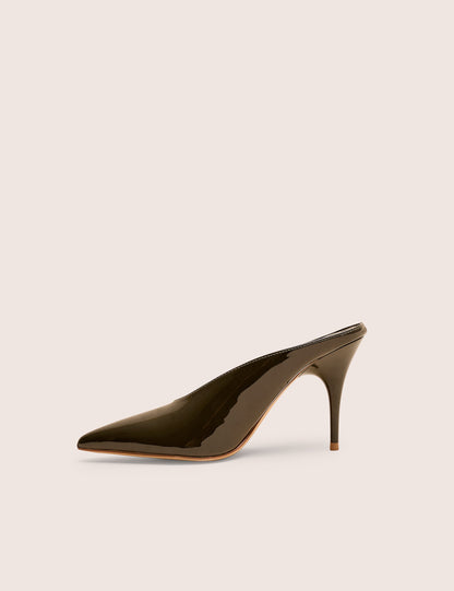 Elixr Green Patent Court High Heels