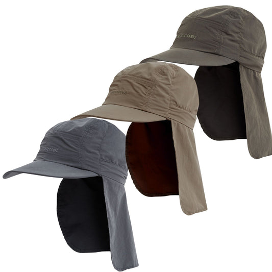Craghoppers Mens Desert Hat 3 Sun Protection Baseball Cap