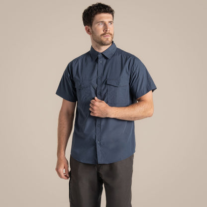 Craghoppers Mens Kiwi Sun Protection Short Sleeve Shirt