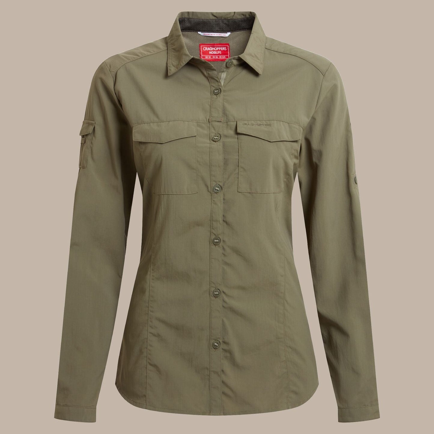 Craghoppers Womens NosiLife Adventure 3 Long Sleeve Shirt