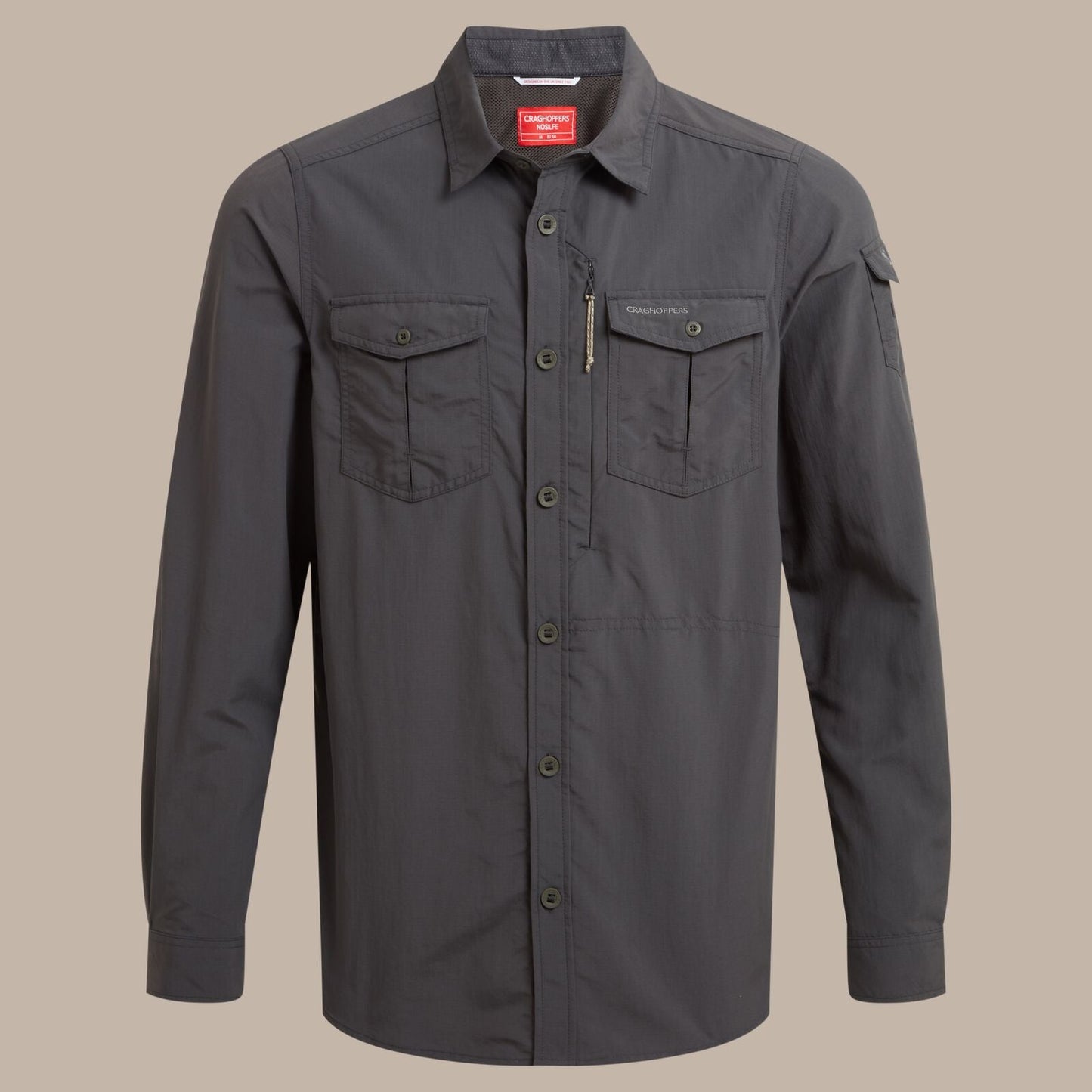 Craghoppers Mens NosiLife Adventure III Long Sleeve Shirt