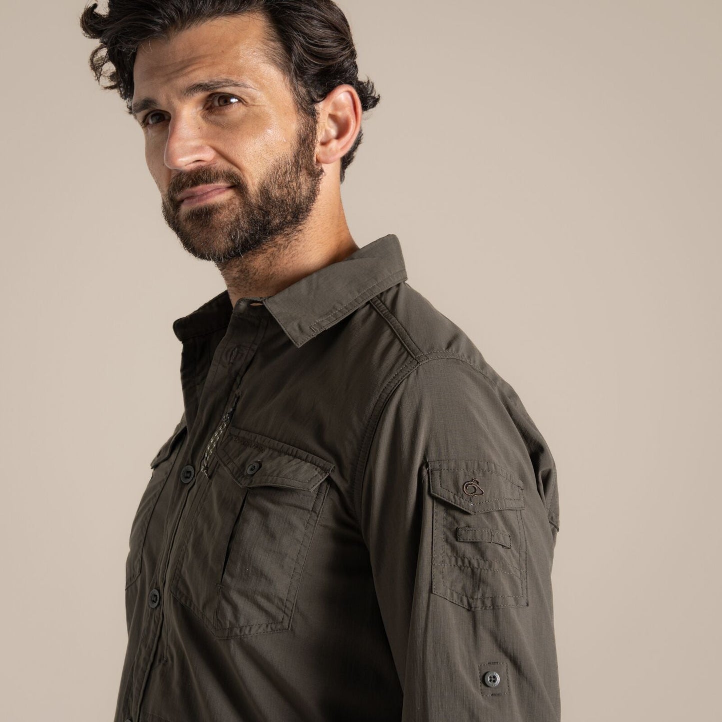 Craghoppers Mens NosiLife Adventure III Long Sleeve Shirt
