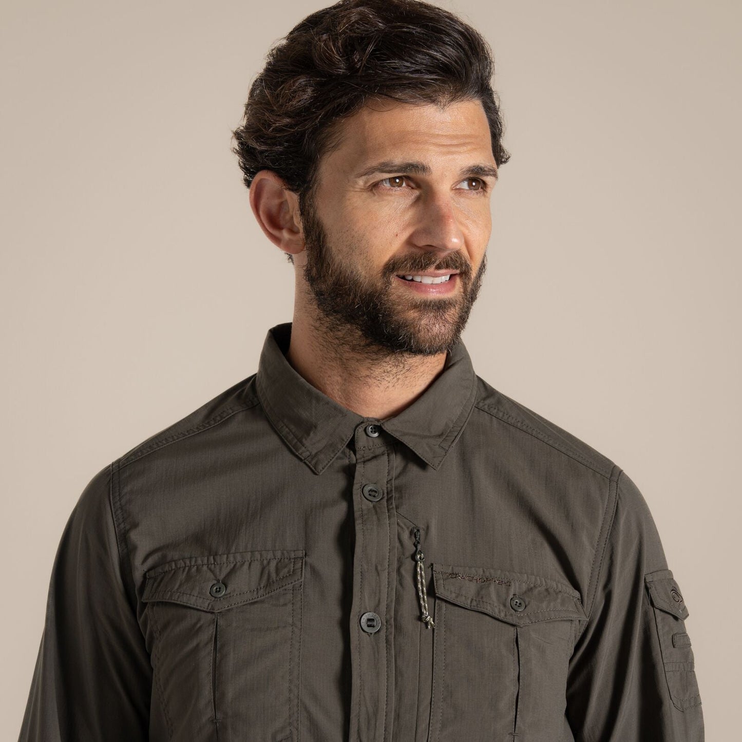 Craghoppers Mens NosiLife Adventure III Long Sleeve Shirt