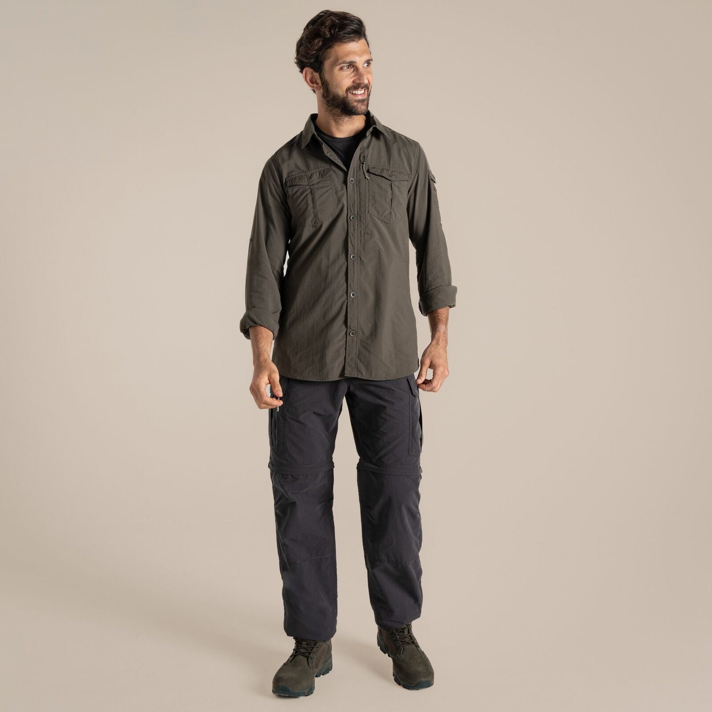 Craghoppers Mens NosiLife Adventure III Long Sleeve Shirt