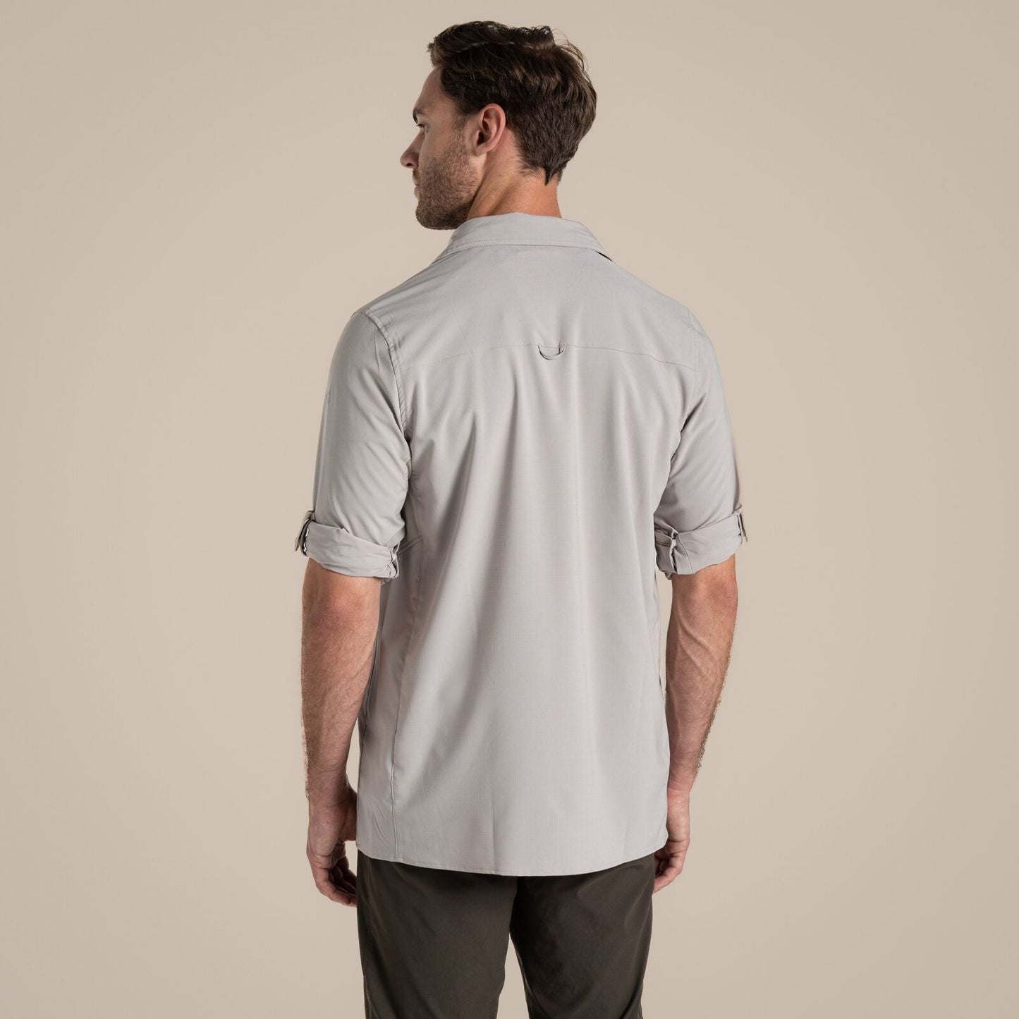Craghoppers Mens NosiLife Pro V UPF Long Sleeve Shirt